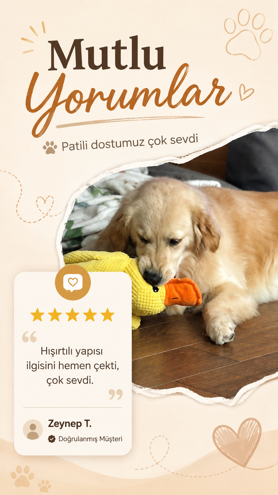 Sakinleştirici Peluş Ördek