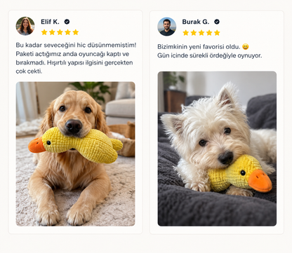 Sakinleştirici Peluş Ördek